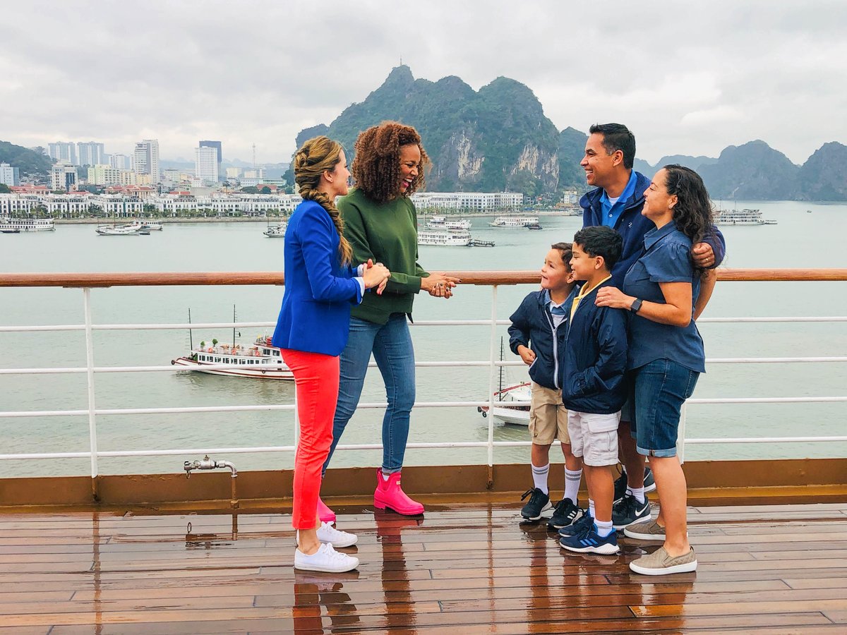 This week on #VacationCreation, hosts <a href="/AndreaFeczko/">Andrea Feczko</a> &amp; <a href="/AnjiCorley/">Anji Corley</a> take the Lopez family on an incredible cruise to #Vietnam! Explore the sights &amp; sounds of this beautiful country, Saturday on <a href="/LittonWeekend/">Litton's Weekend Adventure</a>.