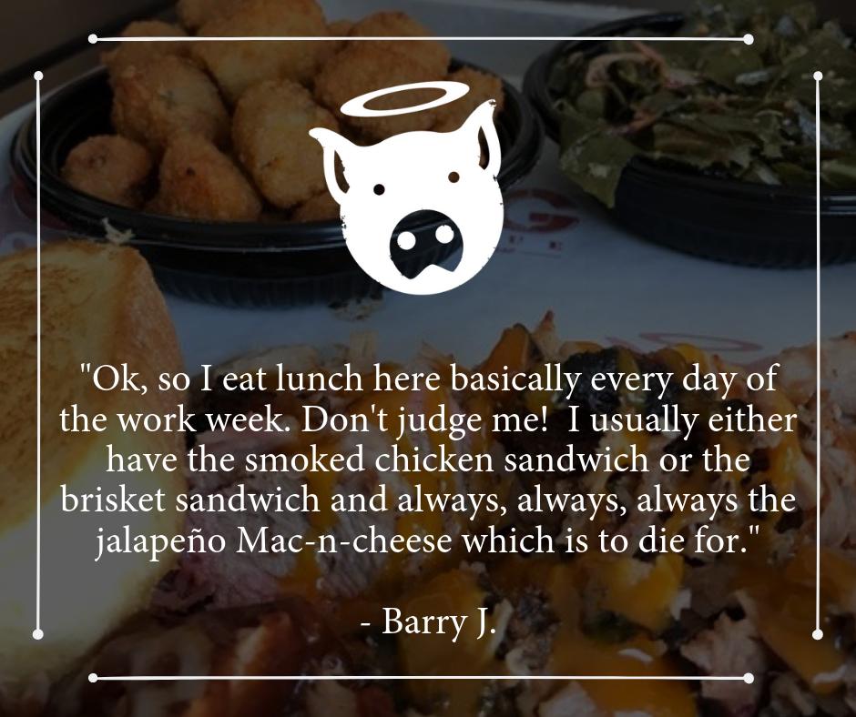 No judgment here, Barry! Hope to see you today! ❤️️