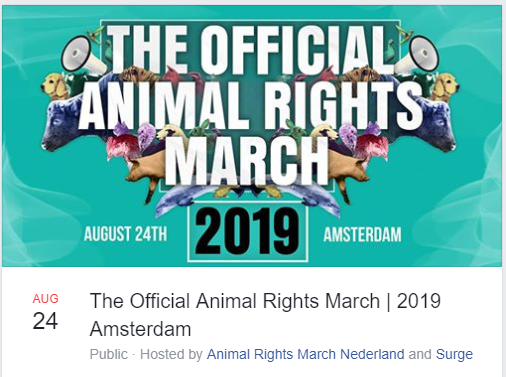 SAVE THE DATE // Come join us and add your voice to speak for the voiceless! facebook.com/events/3838486… #Amsterdam #demonstratie #animals