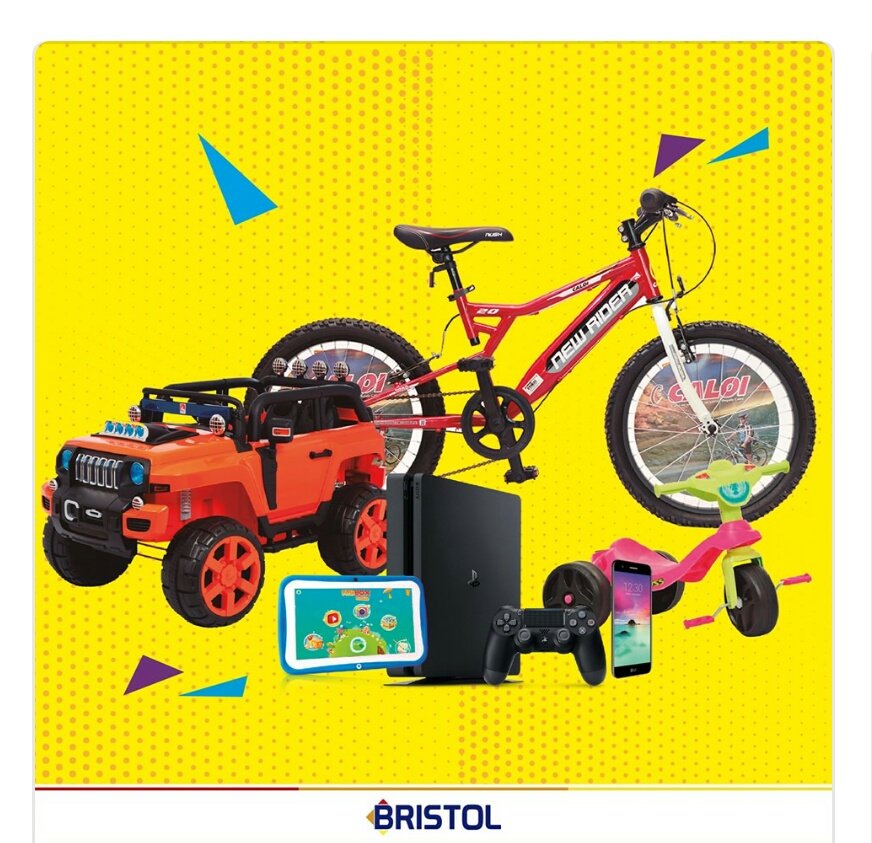 SoldeAmericapy's tweet photo. ¡¡¡Llega el Día del Niño!!!
En Bristol hay verdaderas
#Super_Ofertas.
Hagan su reserva por whatsapp: (0991) 670 000.
O visiten cualquiera de las sucursales de la mejor casa de electrodomésticos del país. https://t.co/a0HgrpOPXk