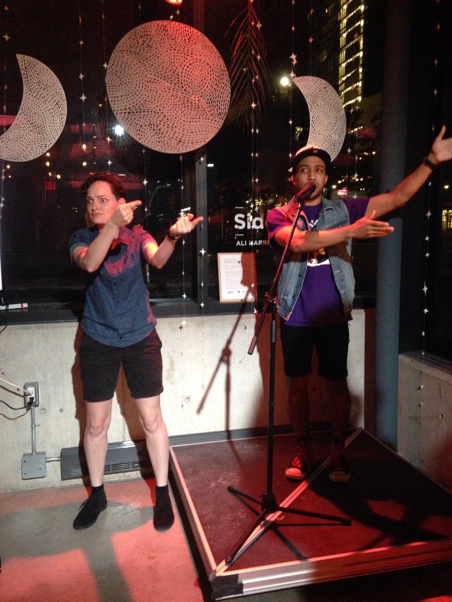 annie_mky's tweet photo. Had such a great time at the @SummerWorks Opening Party last night! 1 show down, many more to go ✨
ALSO come hang at the #SWexchange Industry Series Sunday-Wednesday - @GeneratorTO is partnering on a couple events + I will be there with bells on 🎊 https://t.co/EbuipZskJH https://t.co/XmVxpR3bAc