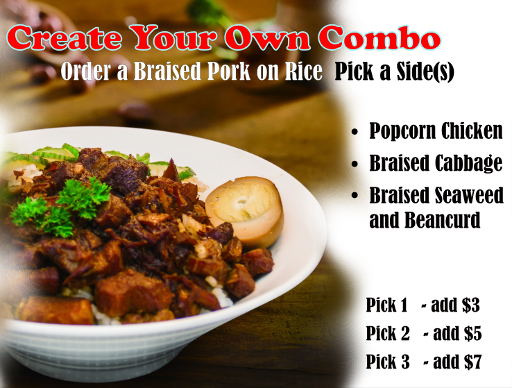 BistroFormosa's tweet photo. Starting on Aug 10, you can create your own combo with Braised Pork on Rice! Order large or small rice, pick your favorite sides, and enjoy your personal feast!
#NobodyIsAlone
#yeg #yegfood #yegeats #yegfoodie #yegtweetup #TasteofTaiwan https://t.co/ocjEorZ5yd