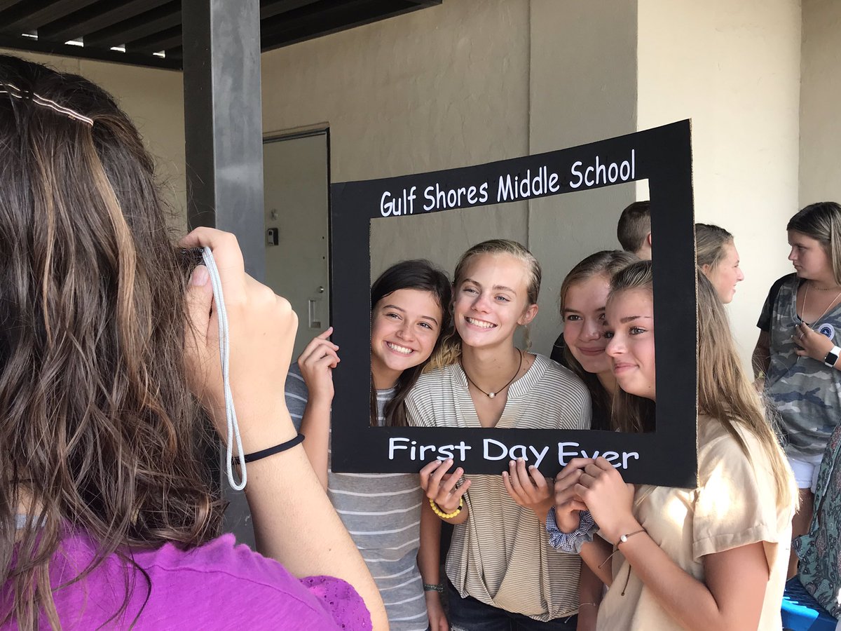 GulfShoresMS's tweet photo. It’s been great seeing all these smiling faces back today!
#FinsFirstDay #FirstDayEver #MakeWaves #RfactorGSMS https://t.co/FRtKCjrFAt
