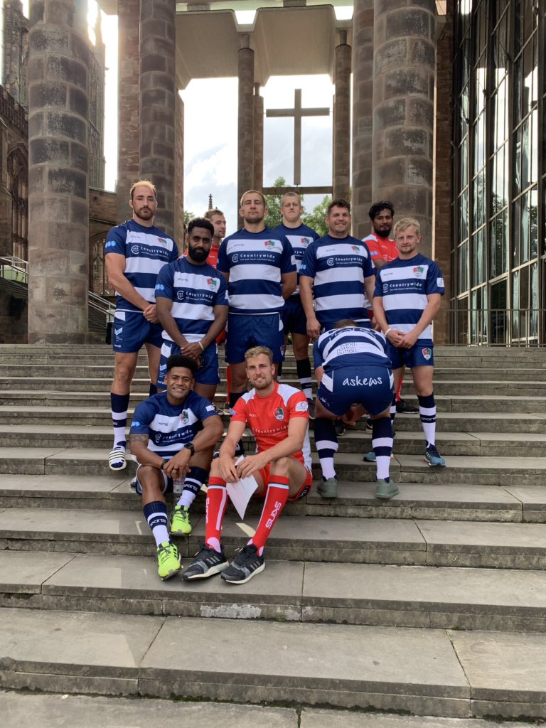 philboulton3's tweet photo. Team 3 in the city! Race us to #buttsParkArena for the @CoventryRugby #covKit launch event from 5-7pm! #OurClubOurCity #ThisIsCoventry https://t.co/aGmSlTPXkl