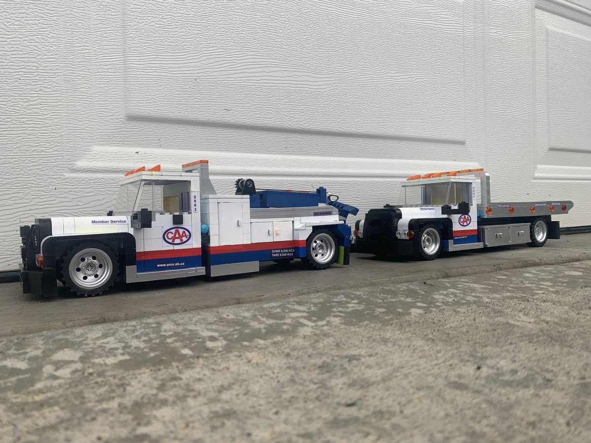 HTHLEGO's tweet photo. 2 trucks built for CAA. Thank you for your business it was a pleasure building them. https://t.co/keLwAOesmx