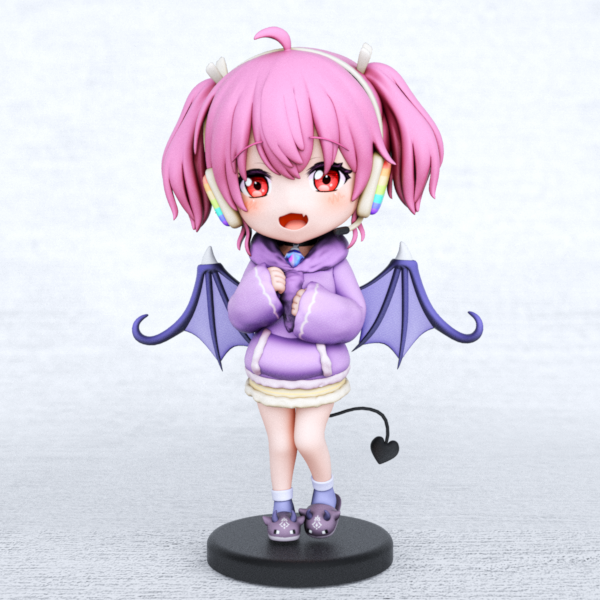 「でびっち figure style 3DCG
#でびっちかわいい #でびるさまに」|InabaTewi@にじそ07・wf2023sのイラスト