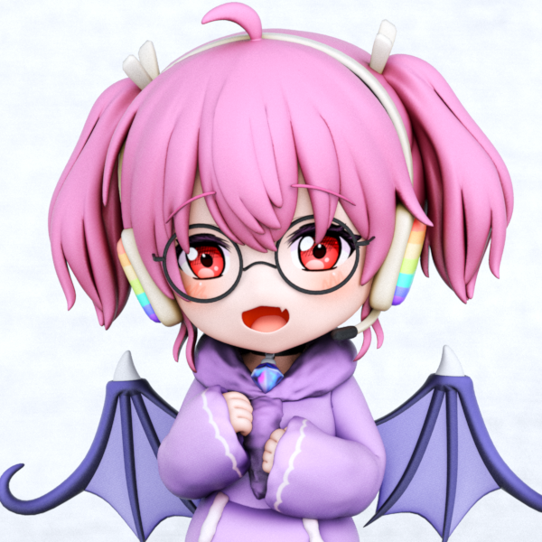 「でびっち figure style 3DCG
#でびっちかわいい #でびるさまに」|InabaTewi@にじそ07・wf2023sのイラスト