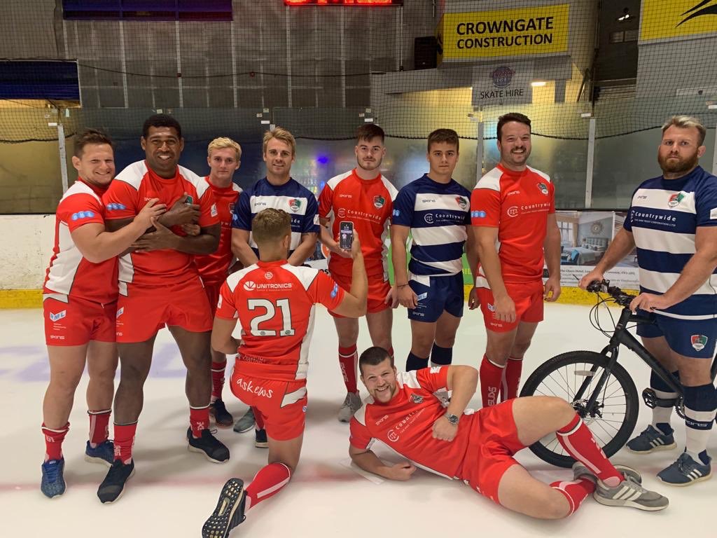 GazDenman90's tweet photo. Team 4 in the City! Race us to #ButtsParkArena for the @CoventryRugby #CovKit launch event from 5-7pm! #OurClubOurCity #ThisIsCoventry Ice Rink https://t.co/vWbWRDyFWU