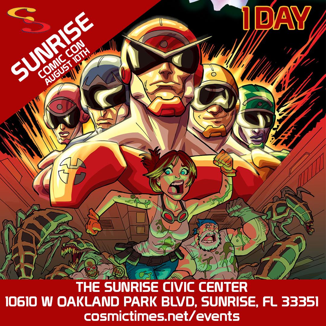 CosmicTimes's tweet photo. Gather your crew & join us at the Sunrise ComicCon TOMORROW! We will be at the @cityofsunrise Civic Center with all of our awesome comics including Giant Robot Warrior Maintenance Crew!
https://t.co/ijsKp2XVy0
#BeCosmic #Comics #IndieComics #GRWMC #Sunrise #SunriseComicCon #Fun https://t.co/oUXDjDxlvG