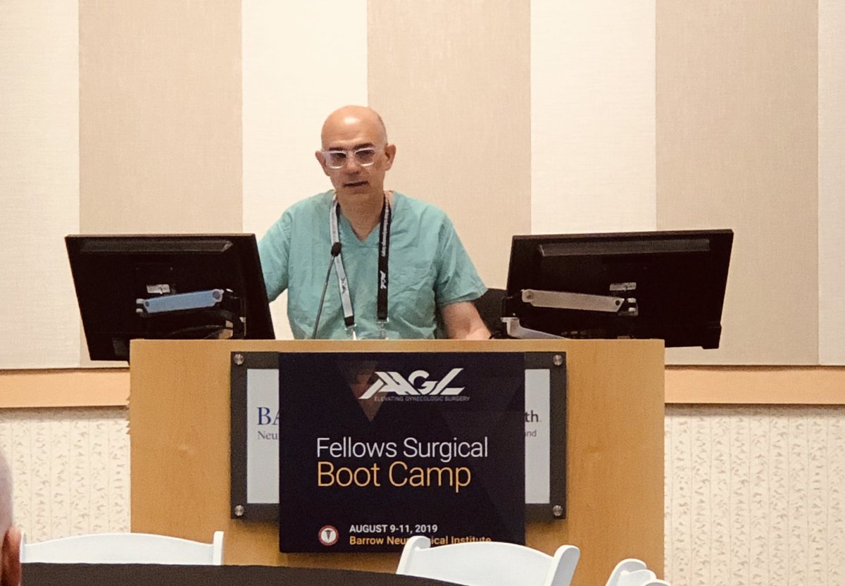 FMIGS1's tweet photo. Letโs talk about site visits with Dr. Magdy Milad @NorthwesternCCG @AAGL #fmigsbootcamp https://t.co/Sa2rmQKmI7