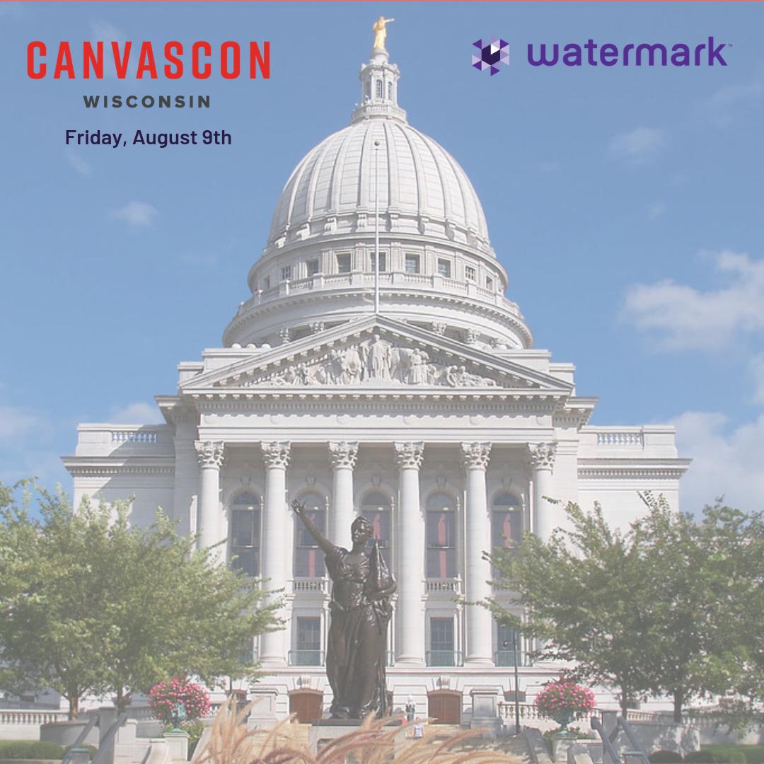 watermark_ed's tweet photo. Today only, we're in Madison at #CanvasCon Wisconsin! Want better response rates on your #courseevals and #surveys? Stop by our table or attend our session at 1:00pm CDT: "Boost Response Rates and Get to Insights Faster with a Course Evaluation and Survey Solution for @CanvasLMS" https://t.co/mXRUDszU59
