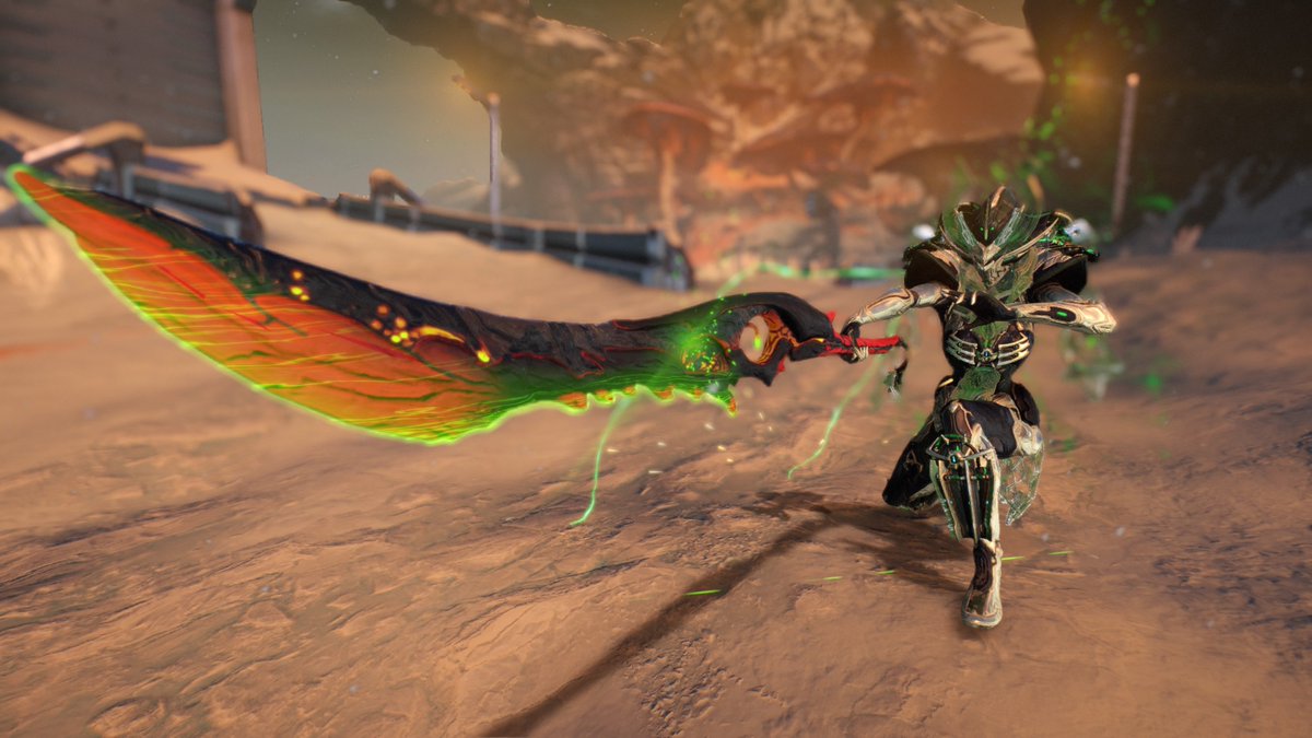 NightArmz's tweet image. I'm kinda blown away by this #Nightwave weapon skin, the dual energy color looks nice! #Warframe  #PS4share