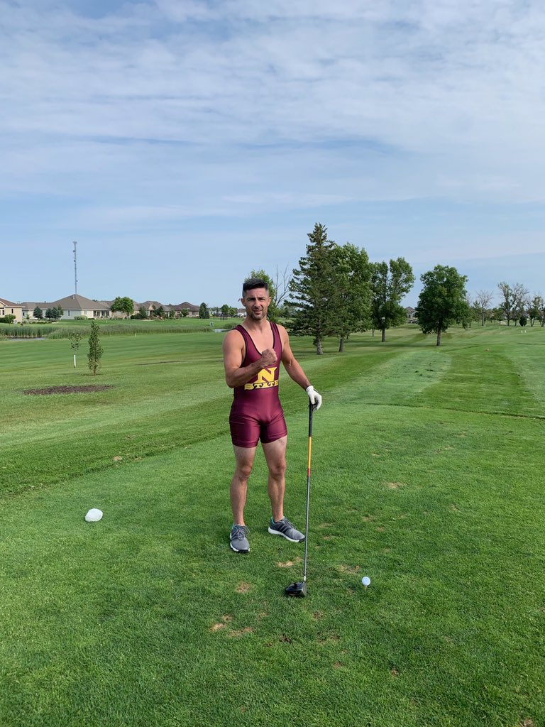 The golfer with the most retweets wins a prize! #GoWolves