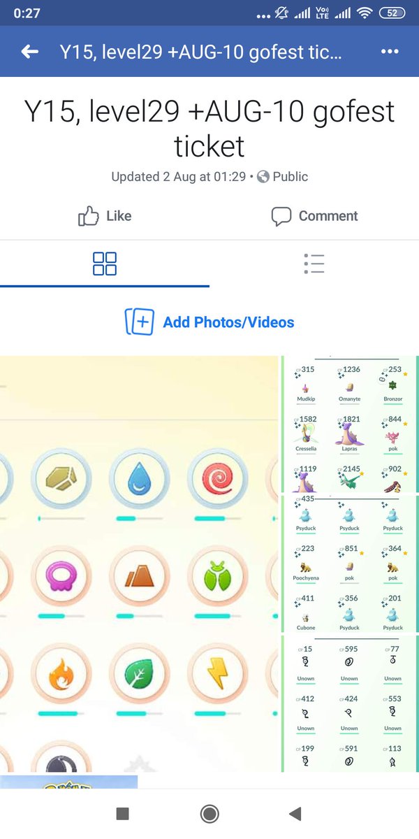 Selling final 4 Aug10 yokohama pokemon go fest accounts with ticket,  dm me asap!