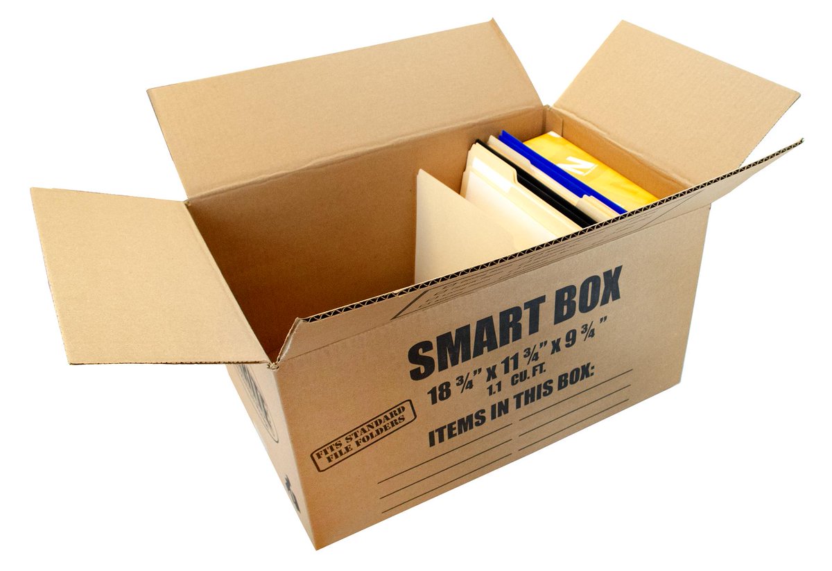 supplysideusa's tweet photo. Have you seen our newest addtion to the PackRite Moving Boxes? The Smart Box is perfect for the last minute items or packing a desk/office. Did we mention it fits standard file folders? Stop by our website and place your order today. #SupplySideUSA #PackRite #Boxes #Shipping https://t.co/sQZ8URdild