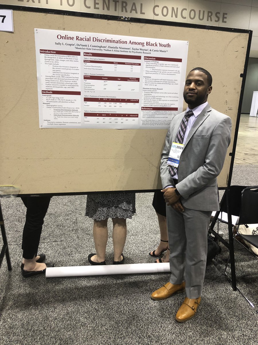 PhDeeeJ's tweet photo. Presented a poster today at #APA19
Such a great experience. https://t.co/Qta5e1ALAn