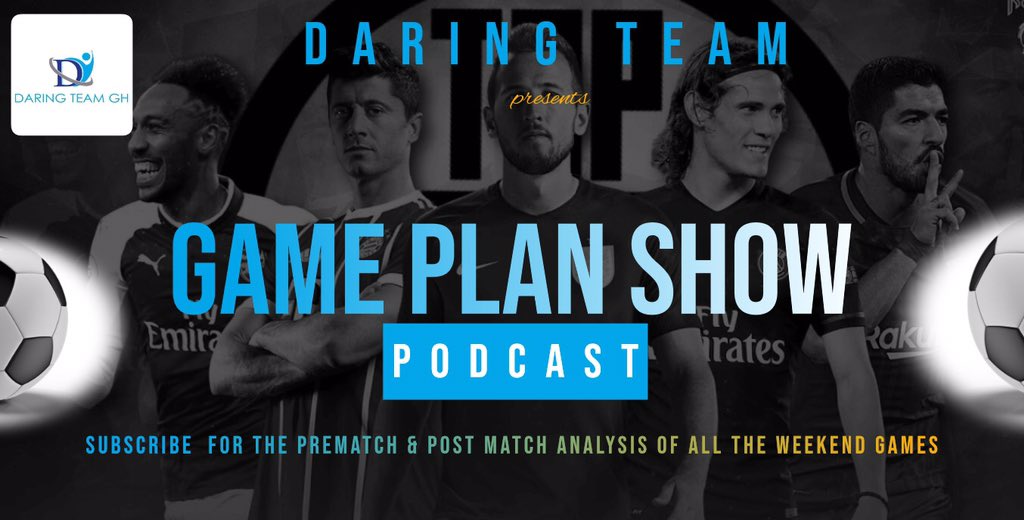 Papjay007's tweet photo. Here's a Football Podcast you will love all season. #DaringTeam #GamePlan

This week featured @kofiasare266 @v_tandoh @PapaPoku @benattakorah and @kwameamin91 

Listen Via this link👇🏾👇🏾

https://t.co/lgDkFBamUK https://t.co/3rP3eHO7gH