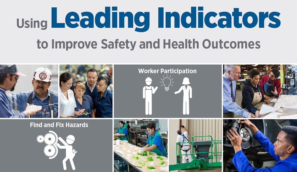 OSHA_DOL's tweet photo. .@OSHA_DOL’s new Leading Indicators webpage shows how businesses can improve safety and health programs by tracking workplace conditions and events to prevent injuries or illnesses before they occur ➡️ https://t.co/sIIrVVX6zl #KeepWorkersSafe https://t.co/jnnAvbd5mL