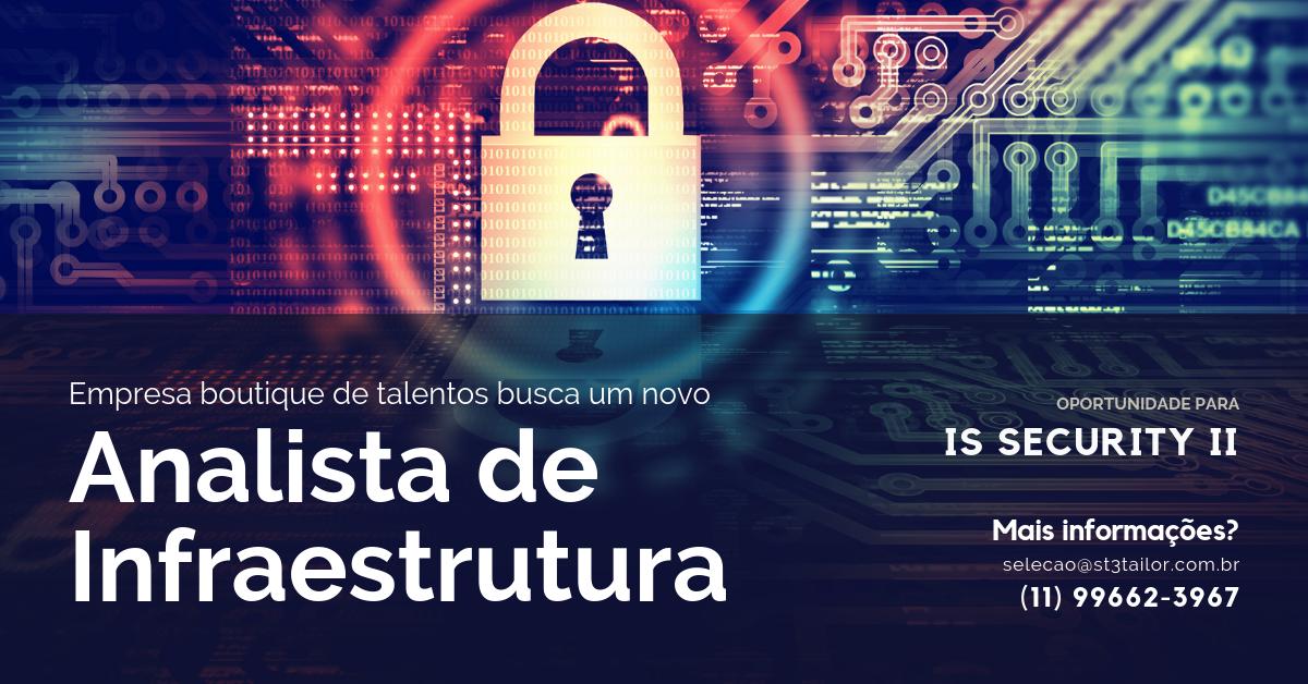 ST3TAILOR's tweet image. Se você deseja atuar dedicado em Segurança das Informações, é comprometido e orientado ao trabalho de equipe, então você se encaixa nessa oportunidade.
st3tailor.com.br/faca-parte-do-…
#ISSecurity #VagaST3Tailor #AnalistadeInfraestrutura