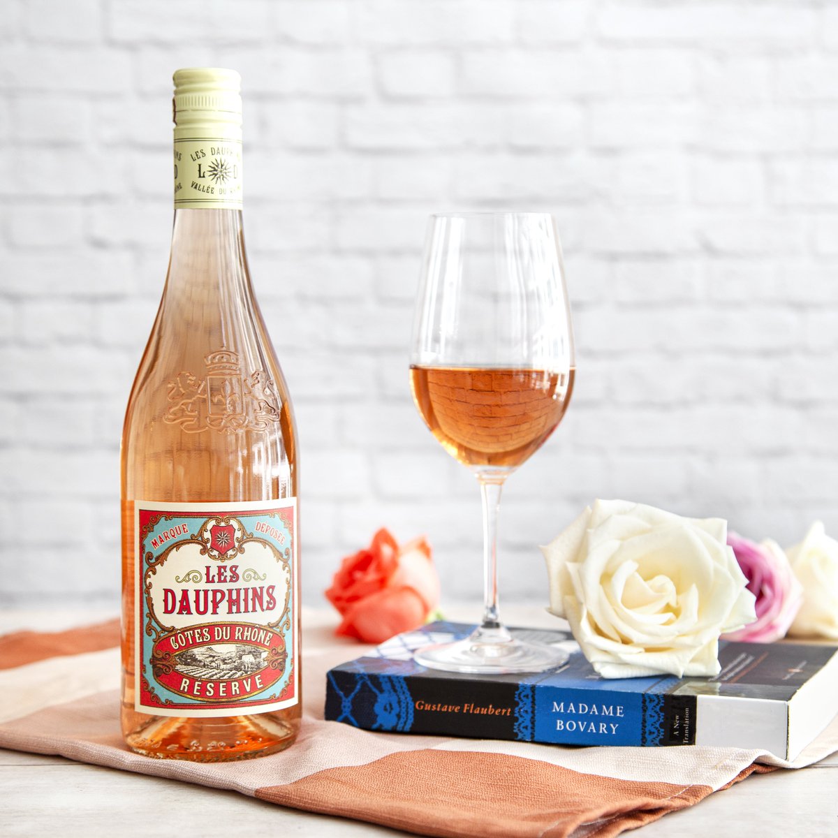 It's #NationalBookLoversDay! To celebrate, we're pairing Les Dauphins Rosé with our favorite French reads. What are your top picks?