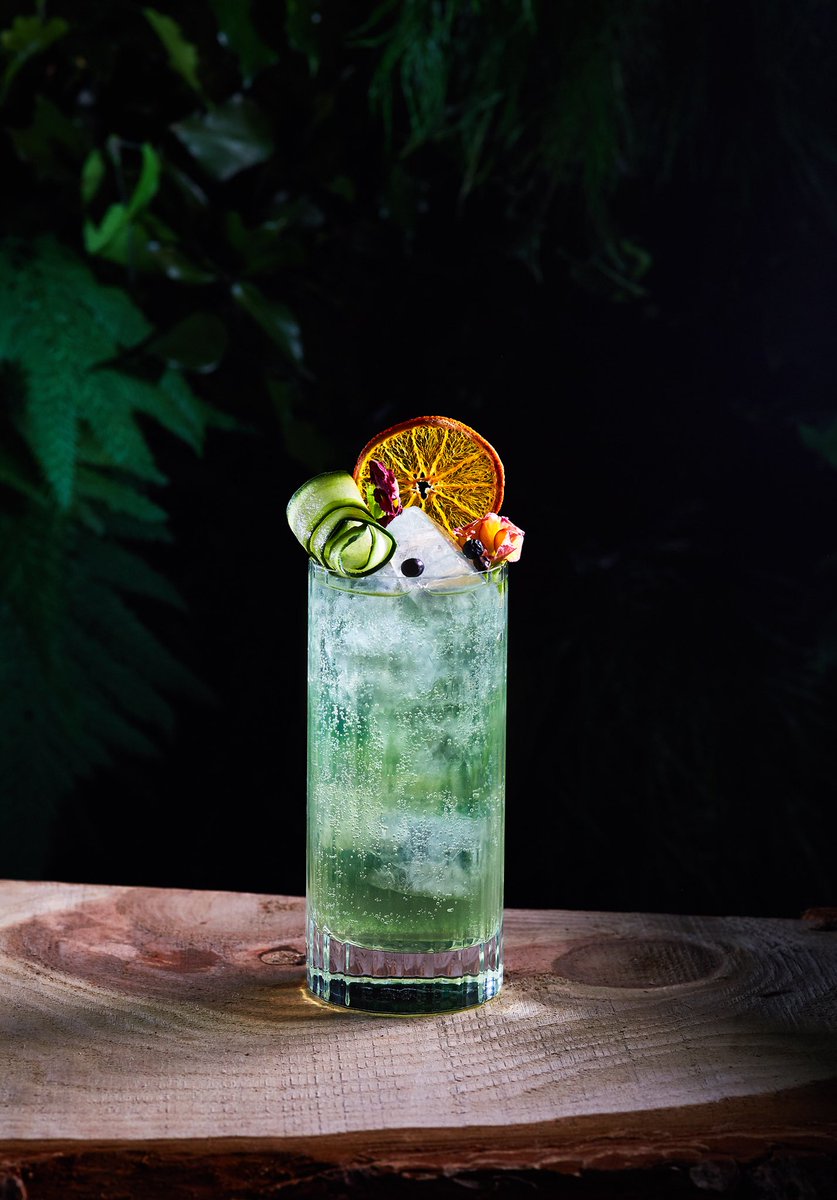 🌷The Camelia is a very special cocktail...with <a href="/TanqueraySpain/">Tanqueray Spain</a> N°10, lemon juice, cucumber syrup, Keffir leaves, cardamom, rose water <a href="/YOURBITTERTRUTH/">The Bitter Truth</a> 
rhubarb bitter, touch of ginger beer🥒🌺Garnished with cucumber slices, dried blood orange, edible flowers, juniper berries.