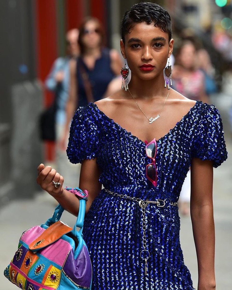 My diluted child. Sana. 💙🇲🇻 #StreetStyle #nyc