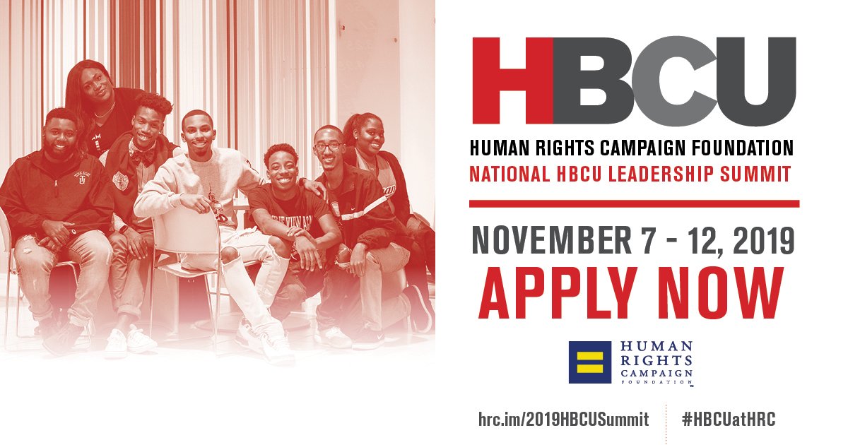 Applications for HRC's National HBCU Leadership Summit are now open