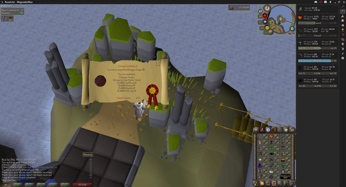 MasonMagruder's tweet photo. Oh right, I did a thing the other day after work, was pretty proud #osrs #dragonslayerii https://t.co/dPwiIJsvvx