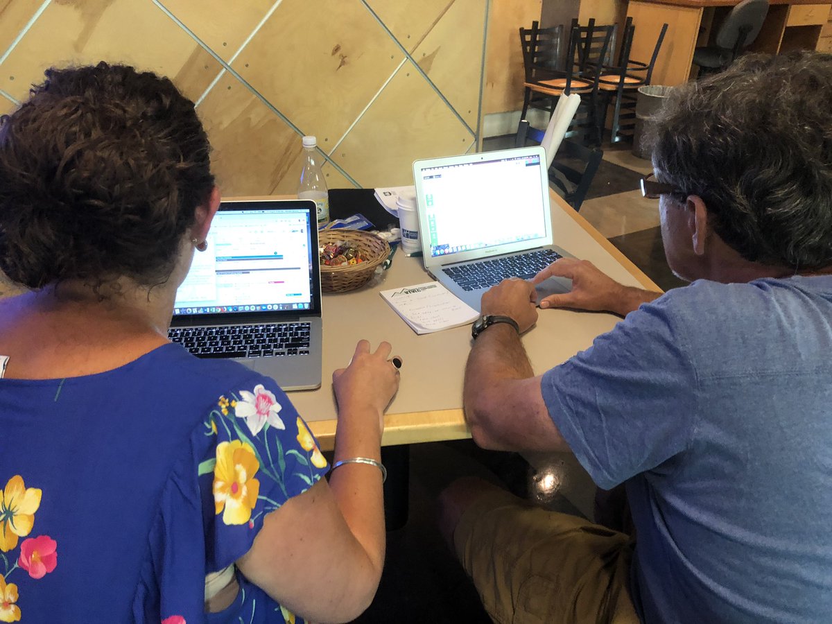 vtvlcjeff's tweet photo. #VTVLC summer boot camp... customizing courses for our #VTEd students! Dedicated teachers humble me with their drive to provide outstanding student success. #MakingLearningPersonal #FlexiblePathways https://t.co/dYHJufVw3U