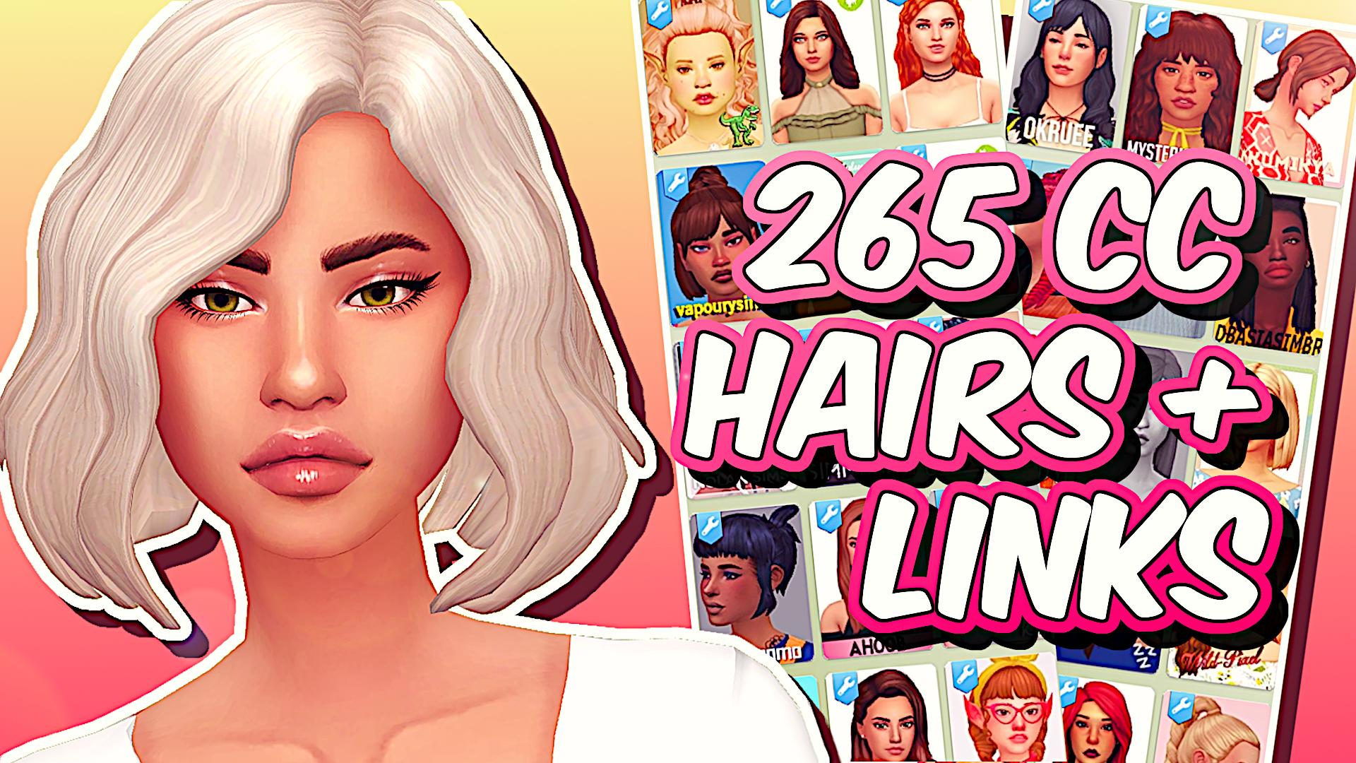 The Sims 4 Cc Showcase Maxis Match Hair Maxis Match Sims 4 Cc Images