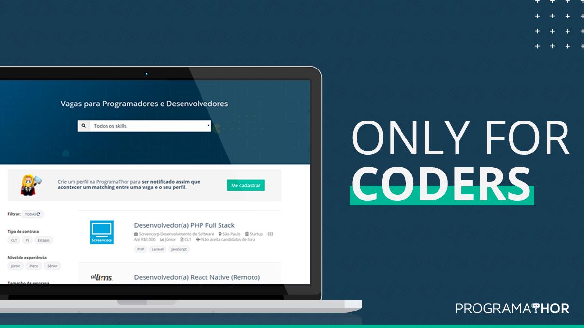 ProgramaThor's tweet image. Nossa plataforma é 100% exclusiva para desenvolvedores(as).

Faça o cadastro gratuitamente para se candidatar e receber apenas oportunidades que combinam com você!

bit.ly/ProgramaThor