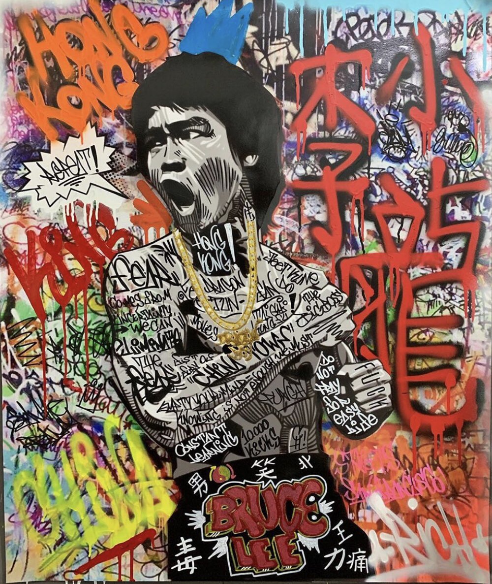 bruce lee art