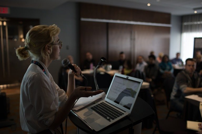 HotDocsIndustry's tweet photo. Hot Docs' Madelaine Russo and Greg Rubidge of @syndicadofilms recently travelled to @nwfyeg in Edmonton, Alberta & Yellowknife, NWT to deliver #DocIgnite presentations on doc writing and distribution!
Check out #HotDocsJots for some key takeaways: https://t.co/4WQBhWUoa5 https://t.co/sHx1fFPot9