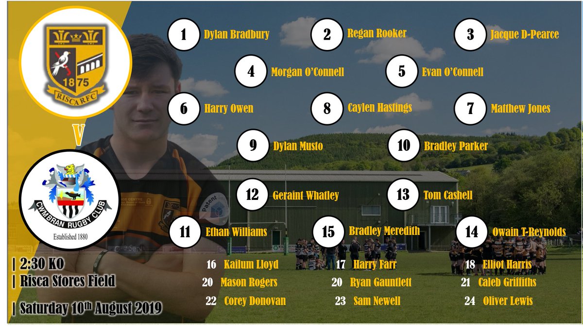 RiscaYouthRFC's tweet photo. And so, it begins...
#GameOn #SupportTheYoof βοΈ
GAME ON!!! #SupportTheCuckoos
π Cwmbran Youth
π Friendly Fixture
π
Saturday 10th August 2019
β° 2:30PM KO
π Risca Rugby Stores Field
π NP11 6BY
#OneClub #YourClub #UppaYoof
πππ€ππ€πππ https://t.co/CAJotyJXwq