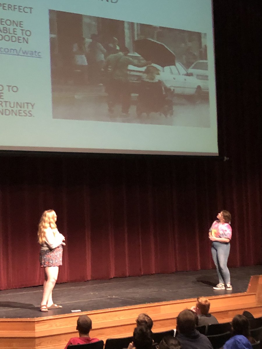 gibbss23's tweet photo. Our senior mentors are awesome!! Thanks for sharing WE ARE WESTFIELD with our freshmen. “Our school would be so great if we all practiced kindness!”  #WeRockAndRollWithIt https://t.co/RuA1ASmWhA
