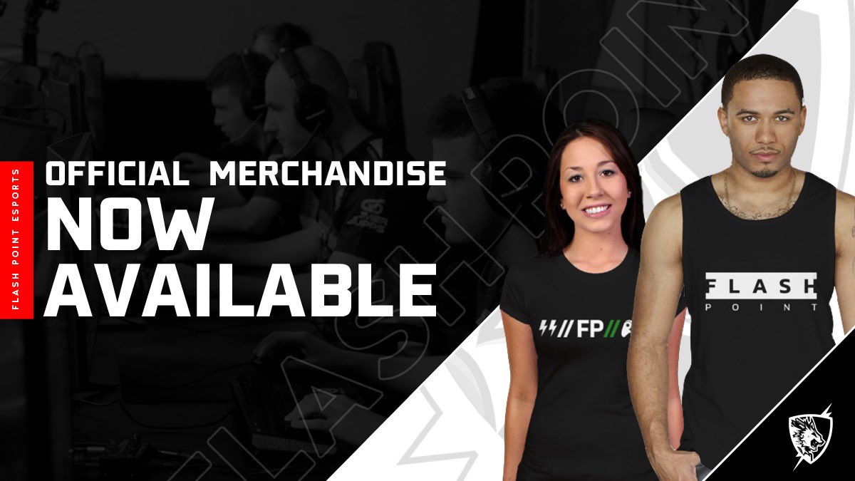 FlashPointGG's tweet photo. ⚡️Your wish is our command. 

You’ve all been asking and it’s finally here. 

We’re excited to show everyone our NEW MERCH! 

🛒 https://t.co/1VaI9BnrdP

Wait, where are the jerseys? https://t.co/r00A7lnOSd