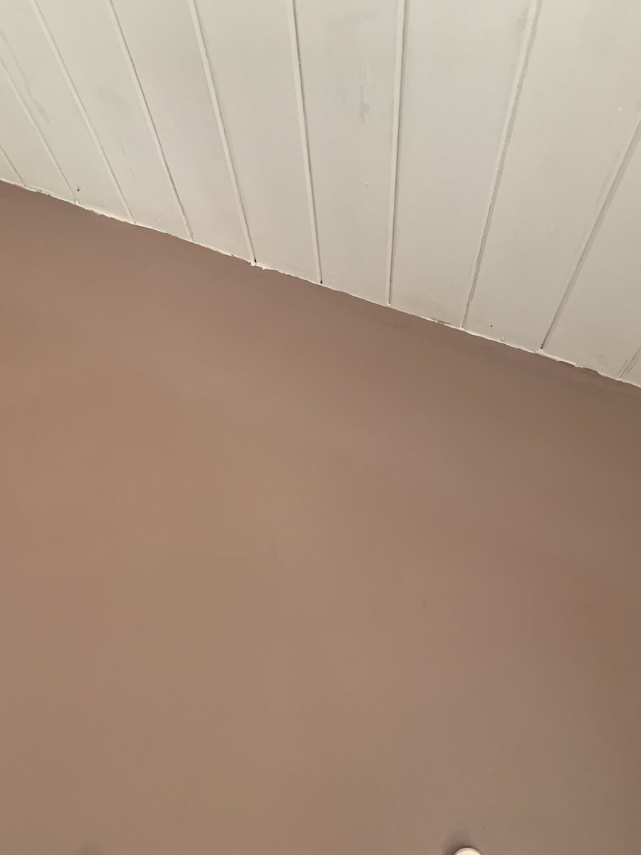 pp_stephanie's tweet photo. @FarrowandBall painted our kitchen with Sulking Room Pink modern finish, after 2 tins and 4 coats we still cannot achieve an even coat of paint. Absolutely unacceptable considering how expensive your paint is. Warning to all: AVOID their paint, it’s not worth the cost! https://t.co/Xi2388J9lQ