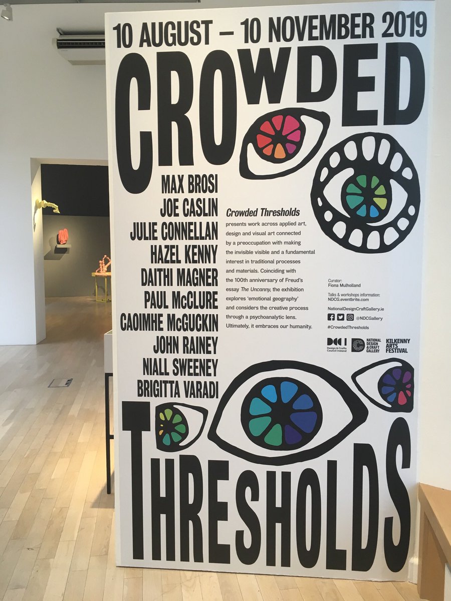 👀  & we’re ready 👀 Looking brilliant! Hope to see you tomorrow for the 2pm launch for cocktails, rain & all! Bring a brolly... 👀
@DCCoI @NDCGallery @KilkennyArts 
.
#kilkennyartsfestival #crowdedthresholds