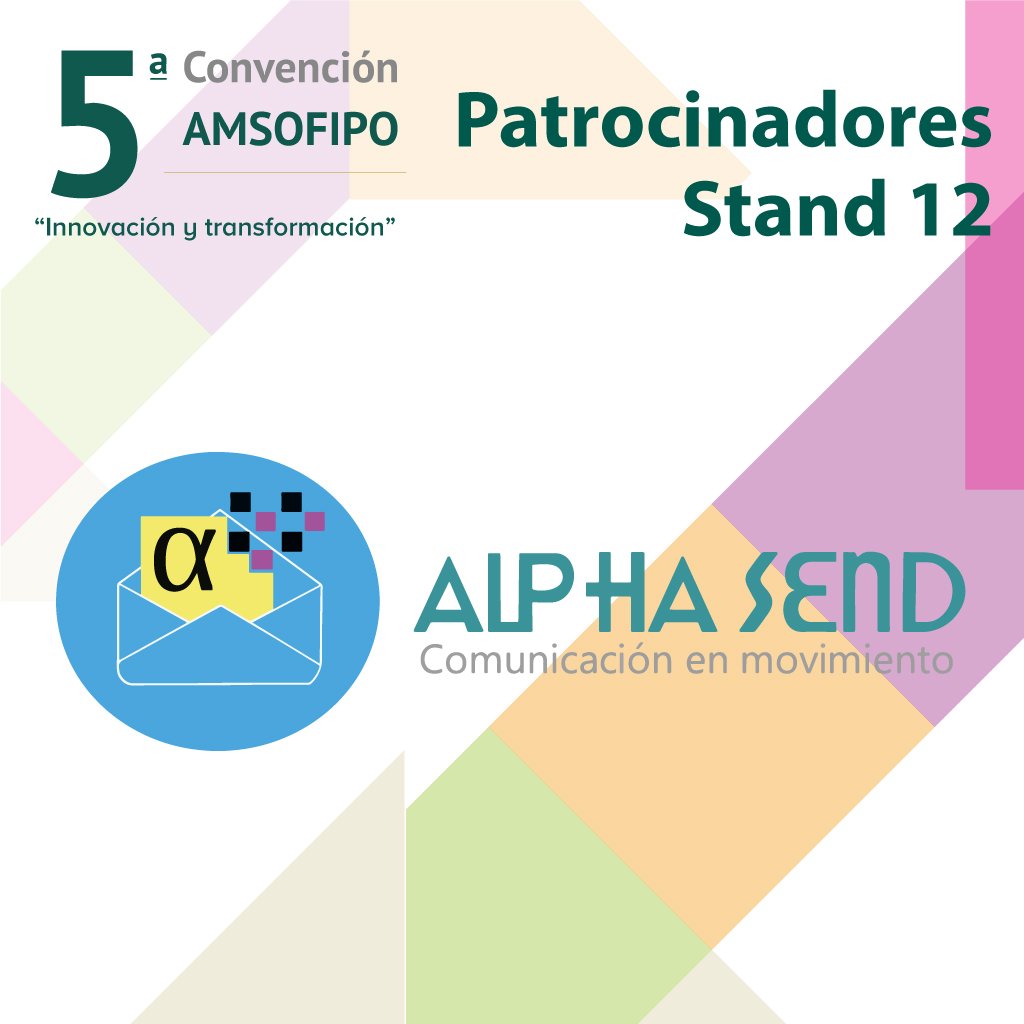 amsofipo's tweet photo. #AlphaSend mostrará su experiencia en comunicación, en el stand 12 #5ConvenciónAMSOFIPO #patrocinador https://t.co/tOtI7dQmi1 https://t.co/CaoX0KYMND