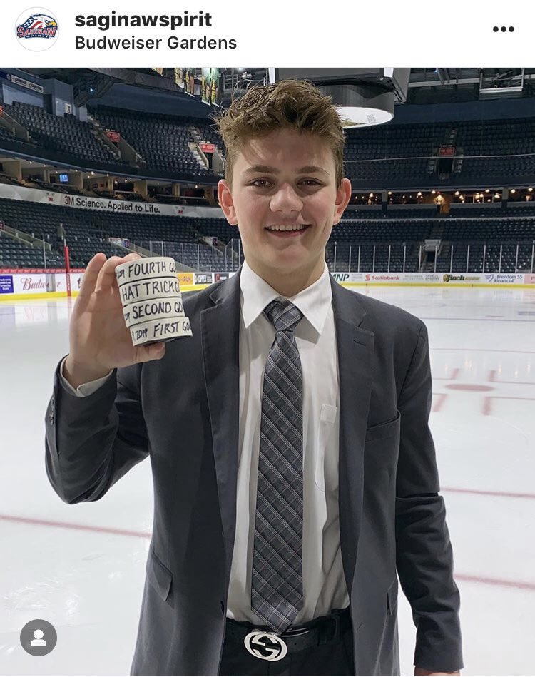 Believe it or not, Cole Perfetti had a similarly dominant performance in London last season, scoring all four goals in a 4-1 <a href="/SpiritHockey/">Saginaw Spirit</a> win at Bud Gardens.