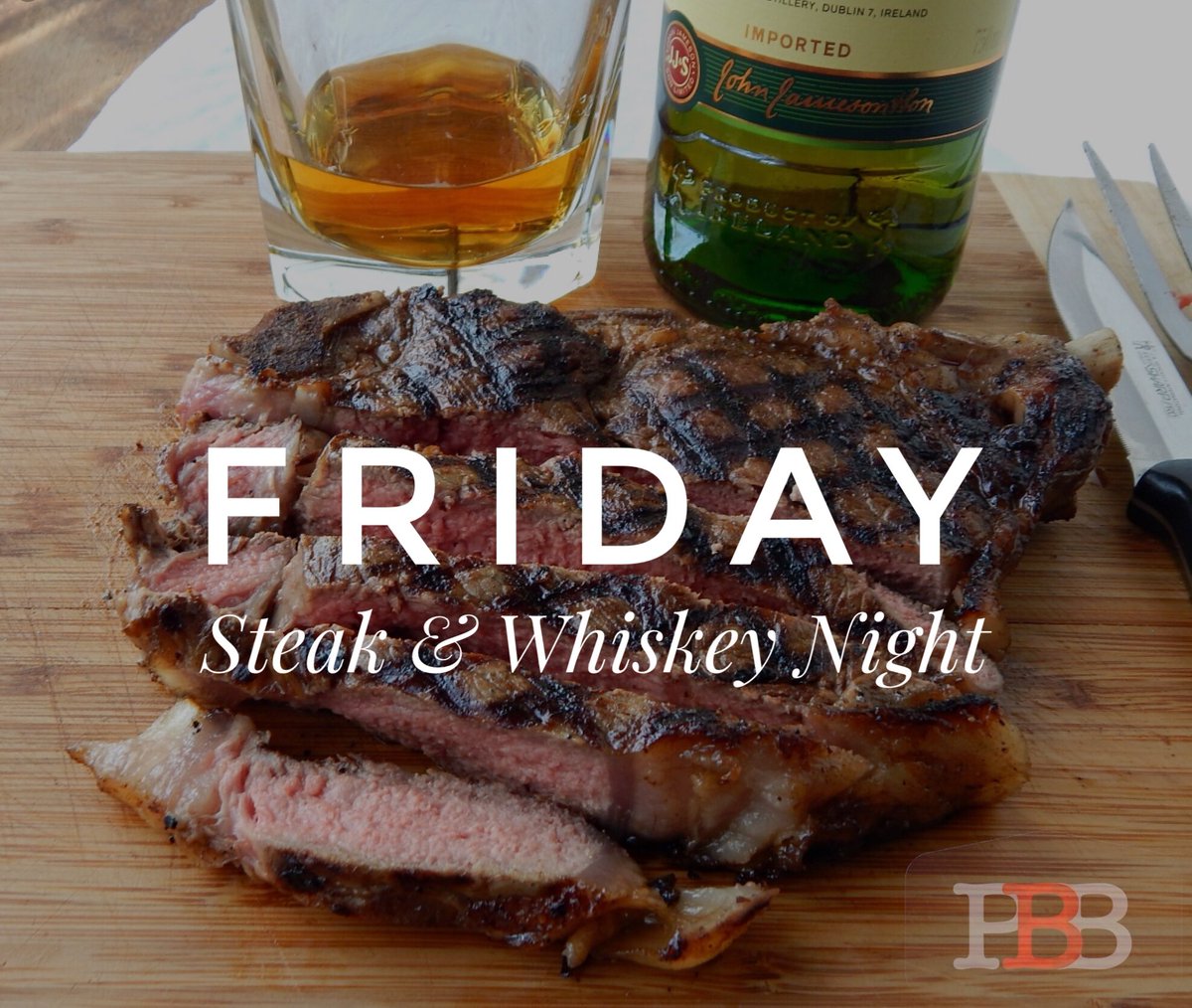 Every Friday at PBB is Steak &amp; Whiskey Night! 

#PBB #Carmel #Friday #Whiskey #SteakNight #Local