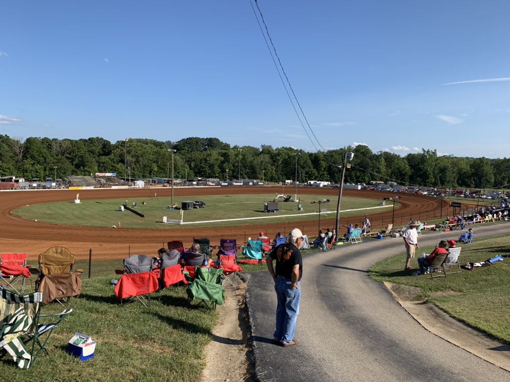 We’re @BloomSpeedway with the best fans in racing getting ready to watch #18 @JarettRacing in the red mud! @endurance @WindowWorld @MIWindows1947 @SchaefferOil