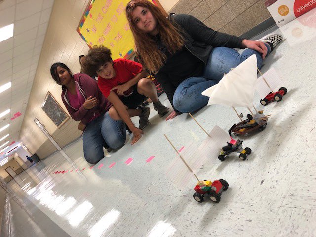 OKeefe_CCISD's tweet photo. My AE student spend all week learning about measurement and distance while building a LEGO car to see who’s would travel the farthest! 👨🏻‍🏫🚗@cctmisd #becausescience https://t.co/E0HPpX5csX
