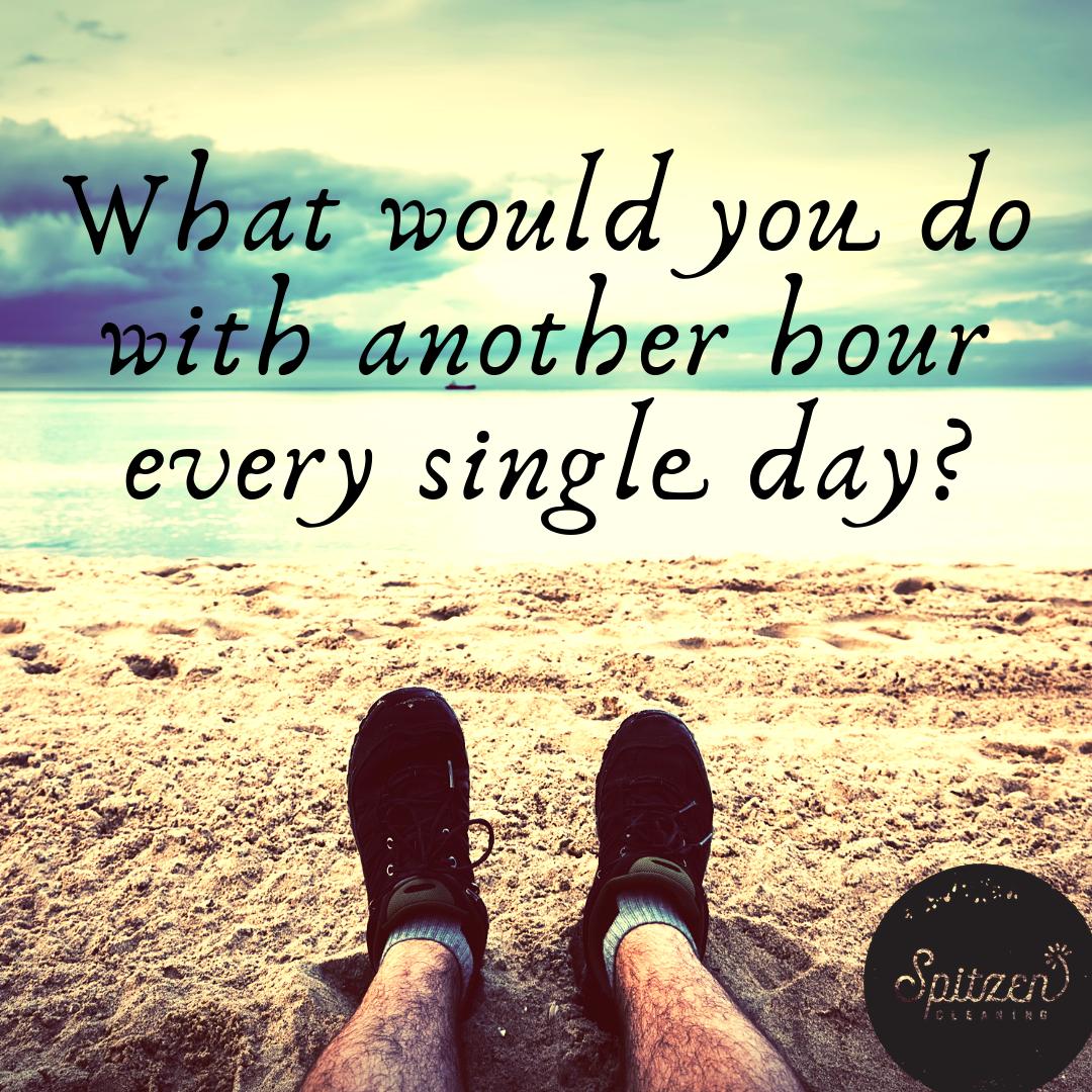 SpitzenCleaning's tweet photo. The average person spends 66 minutes cleaning EVERY DAY! What would you do with that time back?
#spitzen #cleaning #whatwouldyoudo #takeyourtimeback https://t.co/Xq4oewiiB4