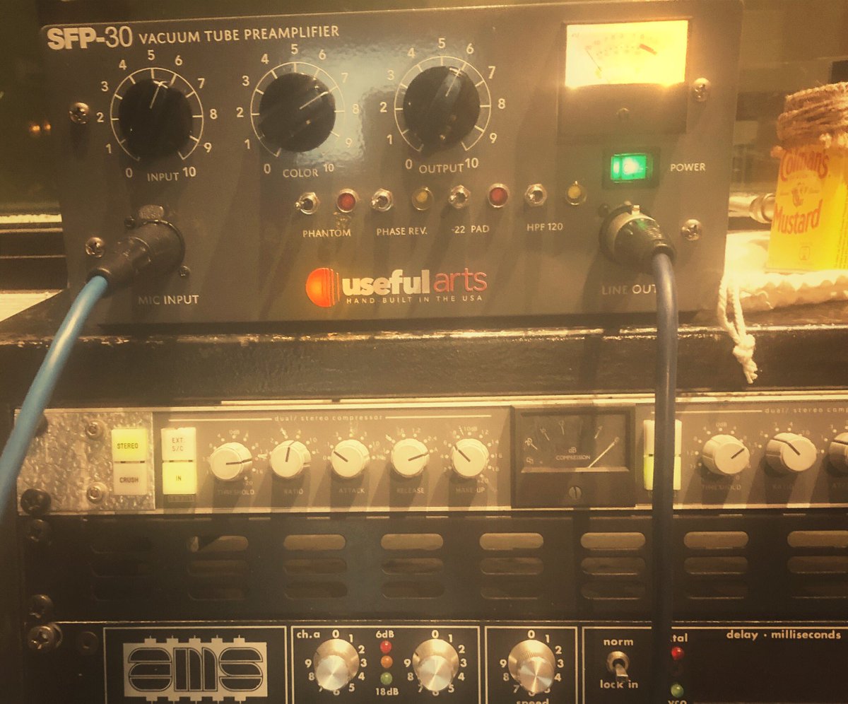 wesonator's tweet photo. Love my “tools of the trade” #recordingstudio #recordingengineer #recordingconsoles #tapesimulator #microphonepreamp #vacuumtubes https://t.co/p2ik0cccL0