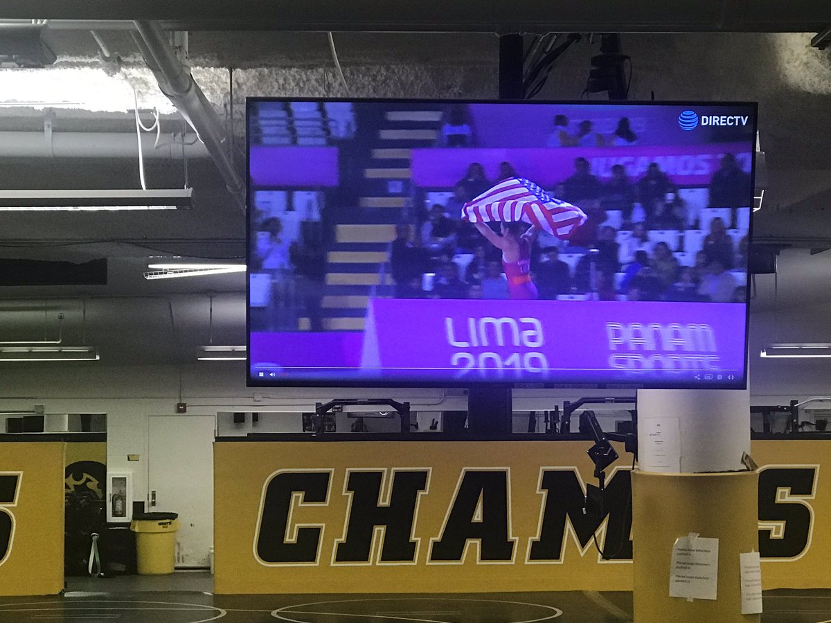 MarkPerry165's tweet photo. Congrats @MiraculousKC on winning GOLD at the Pan-American Games!
Dominate performance all day @HWC_wrestling @USAWrestling @Hawks_Wrestling https://t.co/1kqLMnYP2k