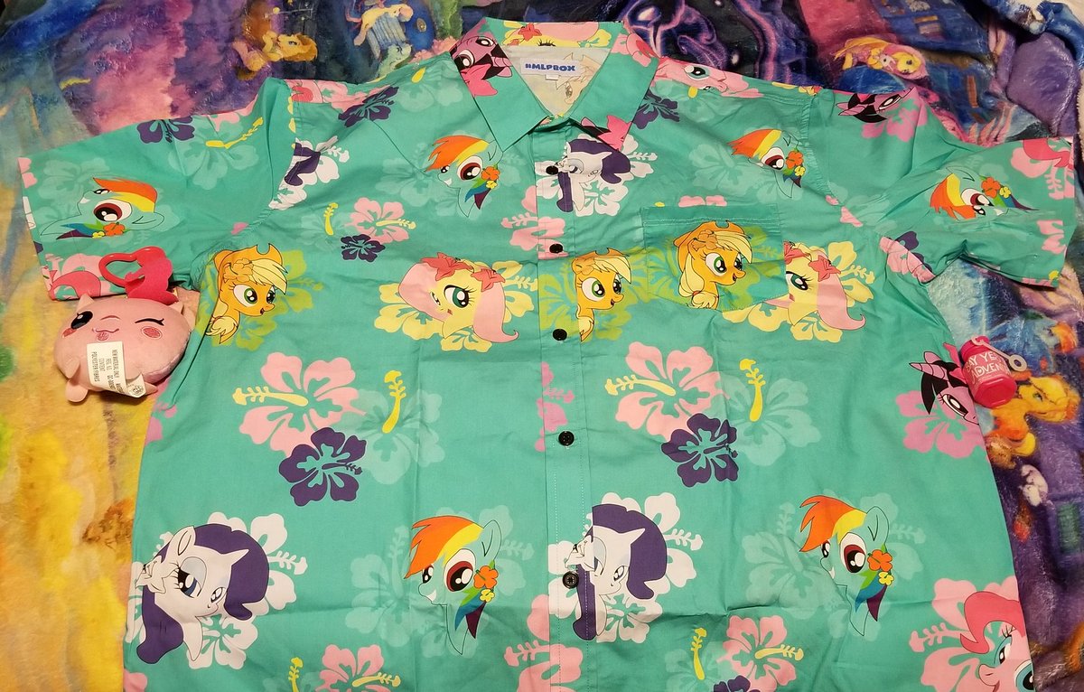 MrBNking's tweet photo. Yo @BronyDotCom Thanks for the Hawaiian Swag, really nice!~ #MLPBOX https://t.co/iBYsKTmrQ8