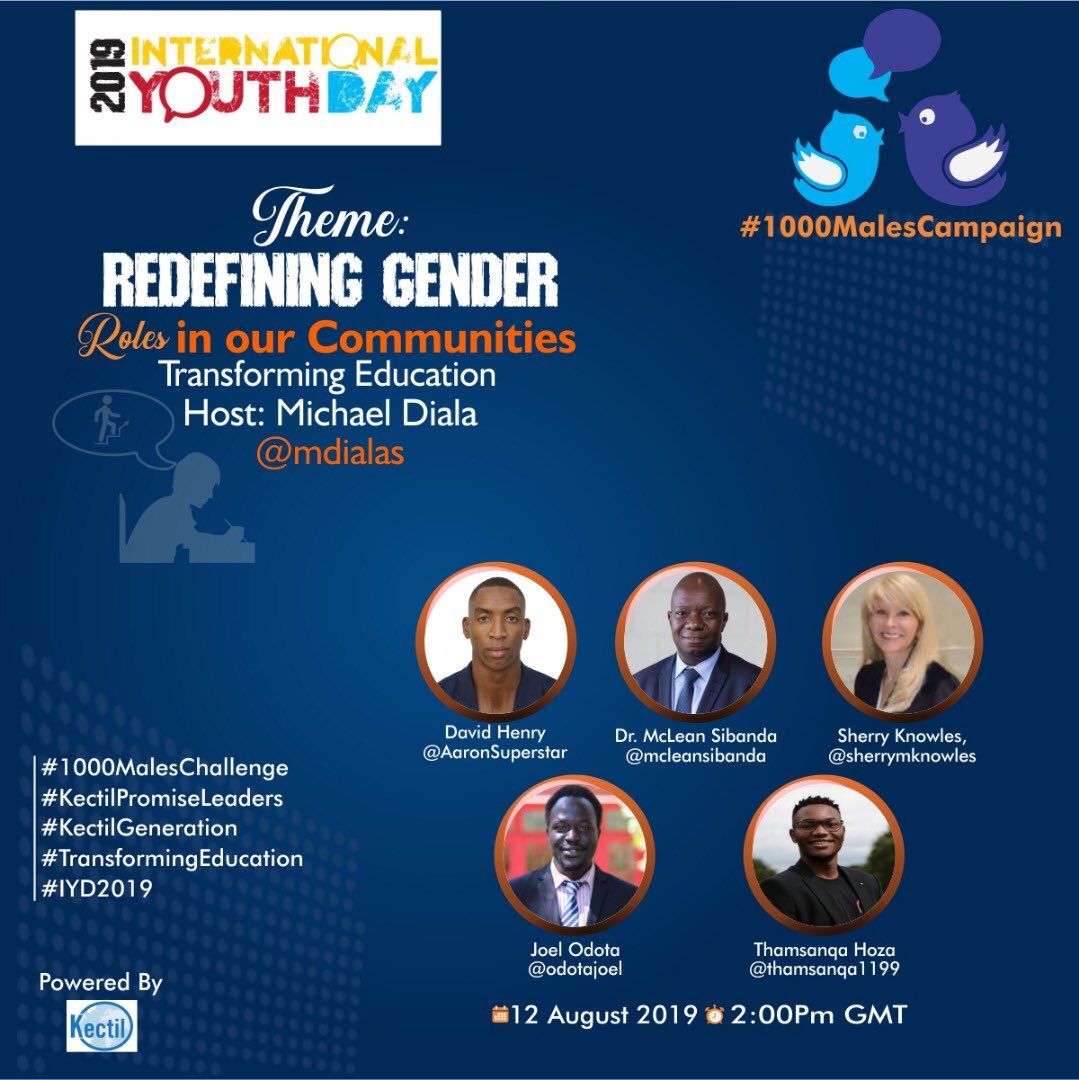 mdialas's tweet image. We are launching the #1000MalesChallenge and encouraging our #KectilGeneration who have made pledges as #PromiseLeaders on the Kectil website (kectil.com) to mobilize their peers by challenging them to make their own pledge .