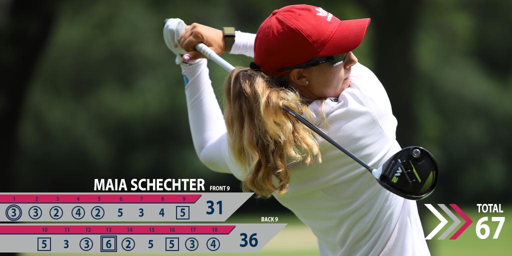 maia_schechter's tweet photo. 8 birdies and 1 eagle! Not bad for a first round 🐥#PHCClassic https://t.co/7p3MhL0E5K