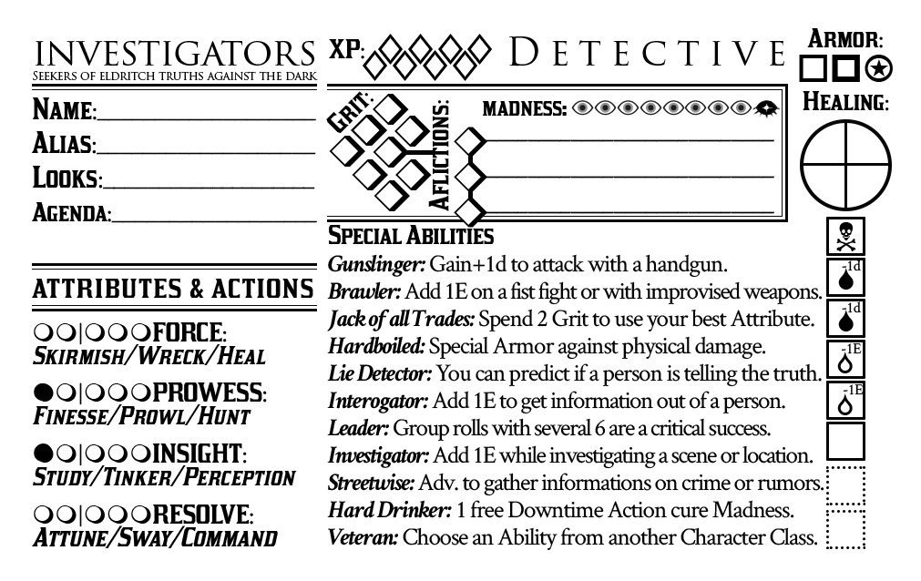 ArdenVandel's tweet photo. @FriaLigan #RPGDesignStreak 51-54
Painting maps for Chaosium, writing my long due stuff for HMH, getting my last Patreon Map ready and working on the overdue Kickstaretr stuff. Also here is the Detective sheet for a Cthulhu game with #MicrobladesRPG sheets. https://t.co/UJNglyZMMl